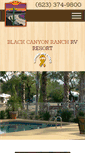 Mobile Screenshot of blackcanyonranchrv.com